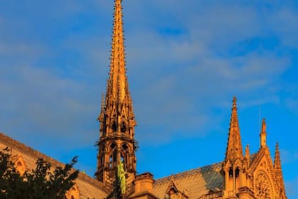 Aún no hay certez de cómo se reconstruirá la agua central de la catedral.