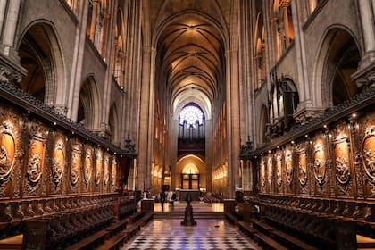 Así era la imponente catedral por dentro