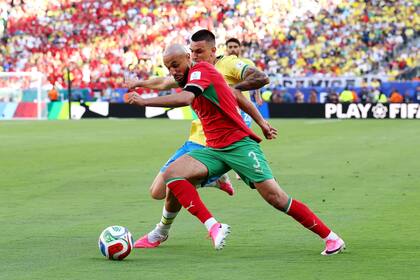 Noussair Mazraoui, uno de los tres jugadores de Marruecos que nacieron en los Países Bajos: "Los van a vencer", sentenció el entrenador Mohamed Ouahbi.