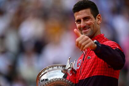 Novak Djokovic, campeón en Roland Garros por tercera vez al vencer en la final a Casper Ruud