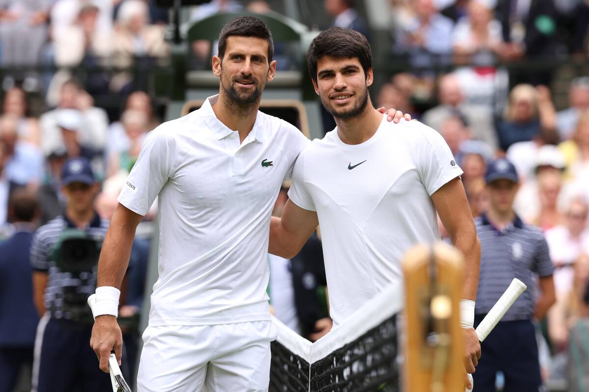 Novak Djokovic, de 37 años, y Carlos Alcaraz, de 21, son igualmente un clásico del tenis contemporáneo: juegan una nueva final