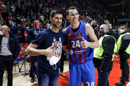 Novak Djokovic durante el partido entre Estrella Roja y FC Barcelona, el 14 de diciembre de 2021 en Belgrado, Serbia.