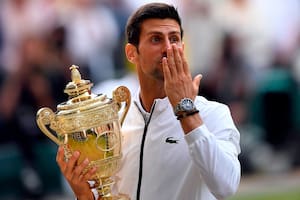 Novak Djokovic, ganador de Wimbledon 2019