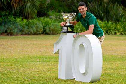 Novak Djokovic, ganador en 10 ocasiones del Abierto de Australia, debutará con un rival que llegó por invitación
