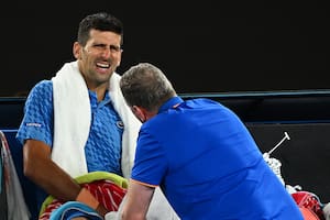 Novak Djokovic les respondió a los que pusieron en duda su lesión durante el Abierto de Australia