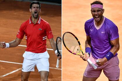 Novak Djokovic o Rafael Nadal será el campeón del Masters 1000 de Roma; el serbio es el defensor del cetro y el español va por su décima corona en la capital italiana.