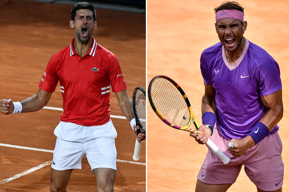 Novak Djokovic o Rafael Nadal será el campeón del Masters 1000 de Roma; el serbio es el defensor del cetro y el español va por su décima corona en la capital italiana.