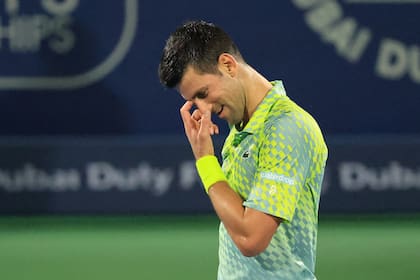 Novak Djokovic perdió ayer ante Daniil Medvedev su invicto en 2023, en Dubai