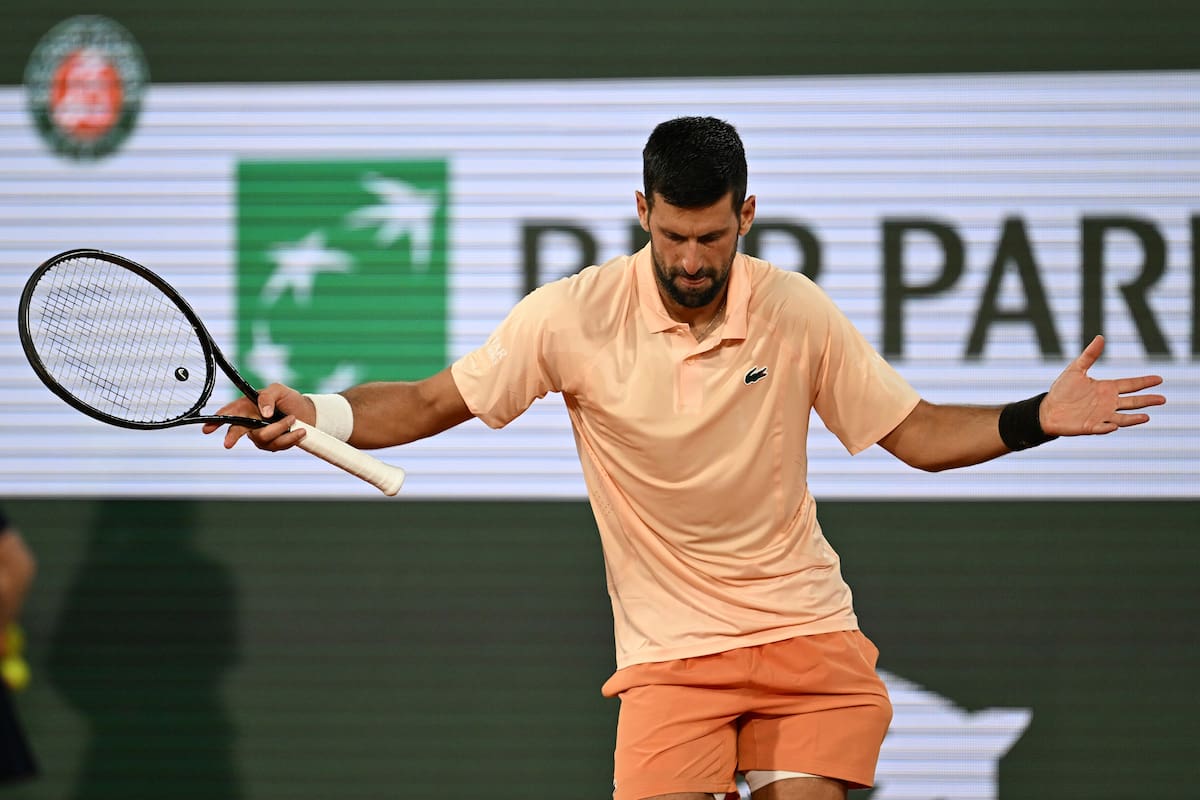 Novak Djokovic se presenta este miércoles en la segunda ronda de Roland Garros
