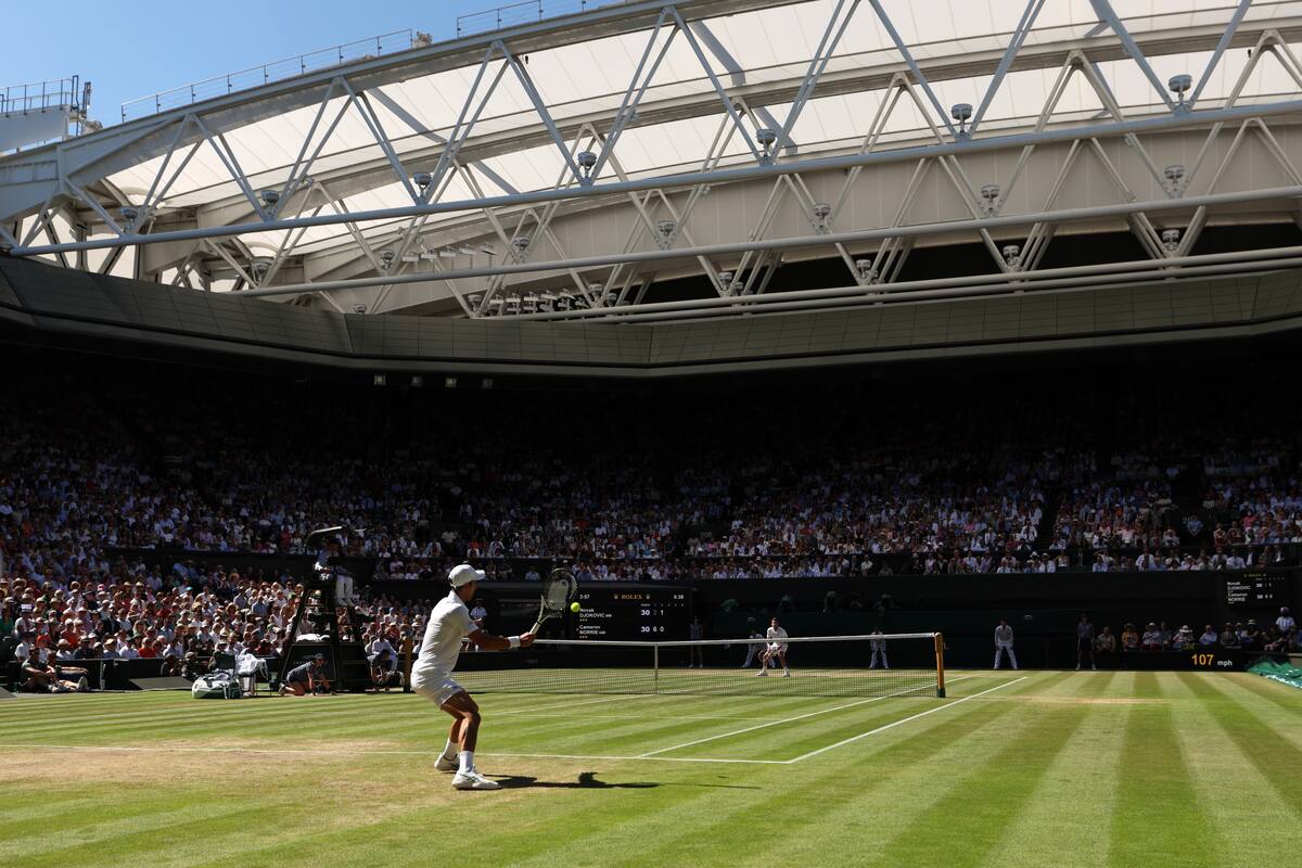 Novak Djokovic, un año atrás, en la Catedral, que se revitaliza y renueva
