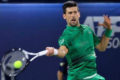 Novak Djokovic venció a Lorenzo Musetti el lunes y vuelve a presentarse este miércoles en Dubai.