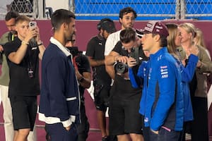Novak Djokovic y Franco Colapinto tuvieron un divertido encuentro viral