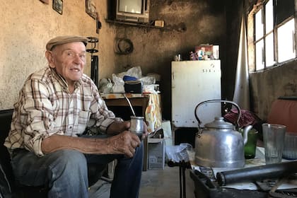 Novak vive solo en Villa Epecuén