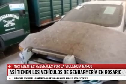 Novaresio mostró cómo están hoy en Rosario los vehículos de Gendarmería entregados en 2014