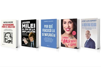 Novedades editoriales de políticos en La Rural