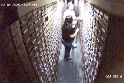 Mauricio Novelli accedió a las cajas de seguridad de una sucursal del banco Galicia en Martínez