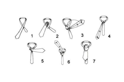 Nudo de corbata simple en 7 pasos