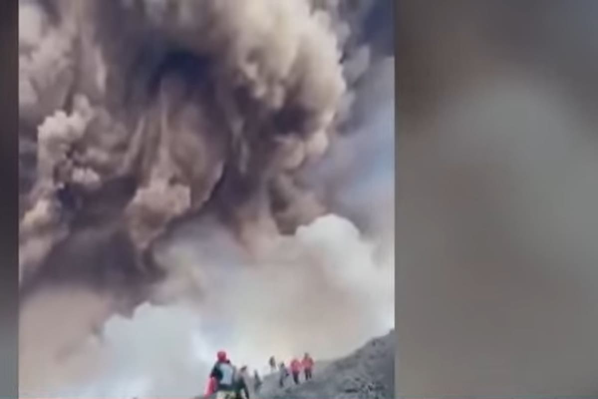 Nueva erupción en el volcán Etna