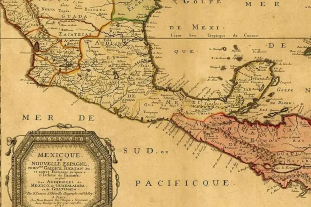 Nueva España era uno de los vastos territorios de América