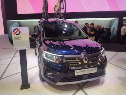 Nueva Renault Kangoo eléctrica. Una variante de este utilitario llegará a la Argentina en 2023
