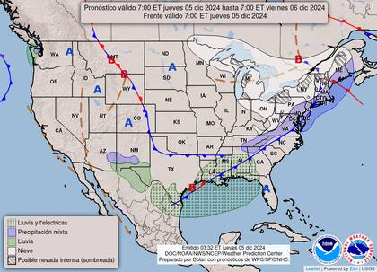 Nueva York bajo alerta: en los condados de Chautauqua y Cattaraugus, las acumulaciones de nieve podrían alcanzar los 45 centímetros hasta el sábado