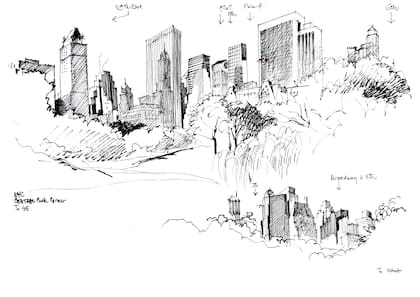 Nueva York desde el Central Park, Estados Unidos, 1999