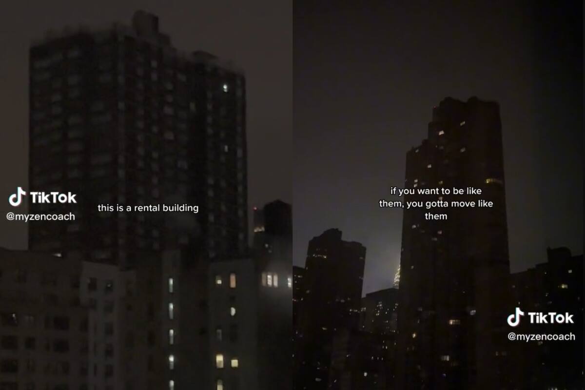 Nueva York es un estado lleno de contrastes y una joven quiso exponer uno de los más evidentes, en su visión