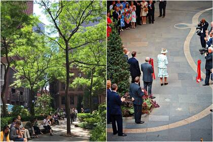 Nueva York posee un parque al que nombró Queen Elizabeth II en 2010, cuando la reina visitó la zona cero