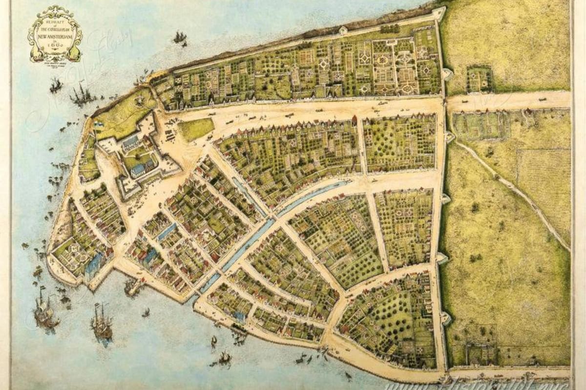 Nueva York se llamó originalmente Nueva Ámsterdam, fundada por neerlandeses en 1624
