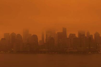 Nueva York tiene una de las peores calidades de aire en el país norteamericano debido al humo de los incendios forestales de Canadá