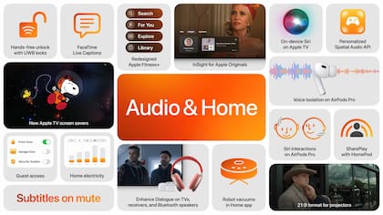 Nuevas funciones de audio y video que Apple anunció en el WWDC 2024