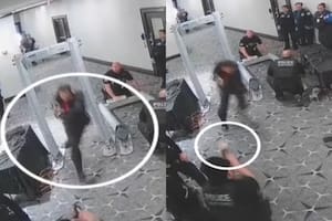 Nuevas imágenes revelan el ingreso del atacante