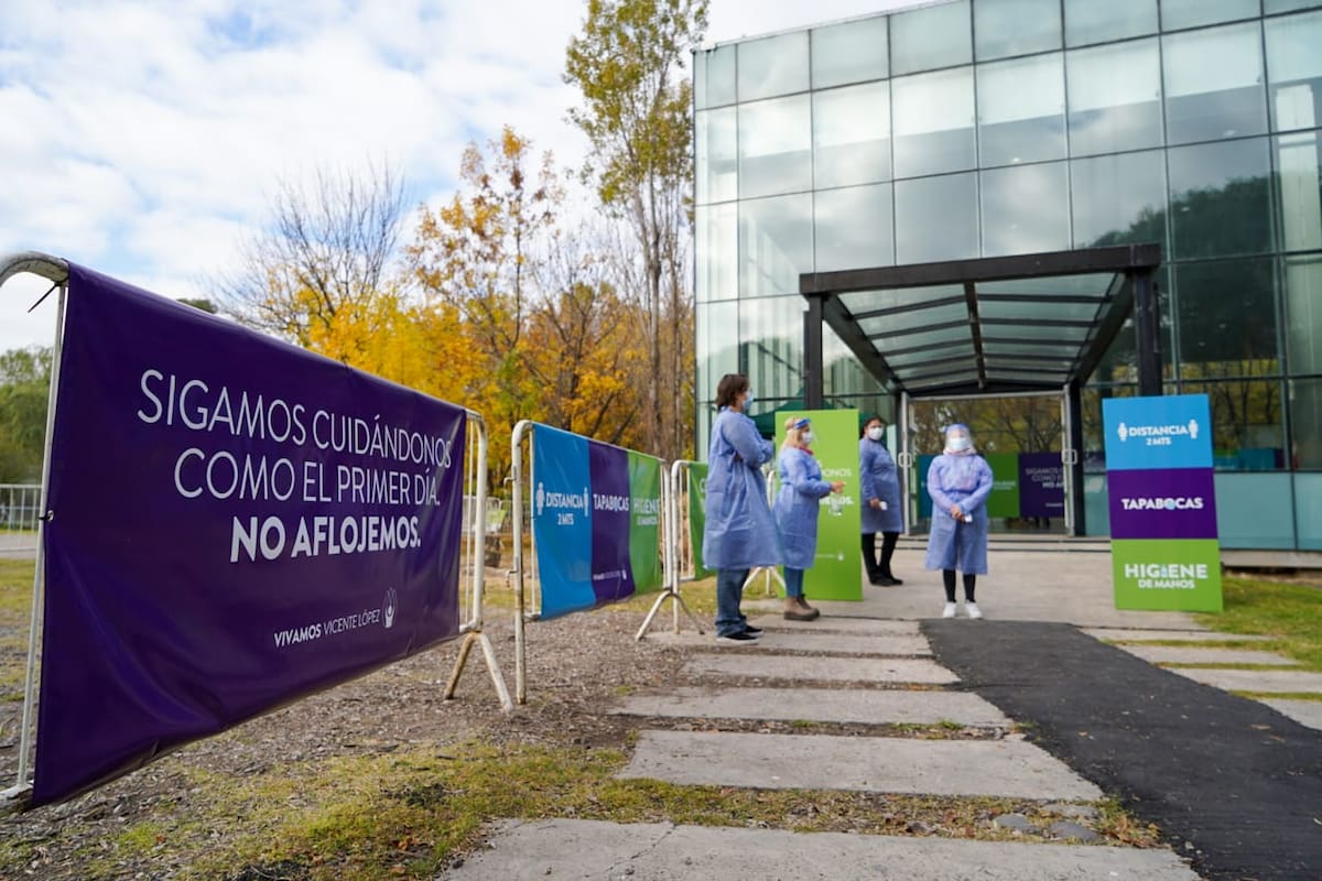 Nuevo centro de testeos, en Vicente López