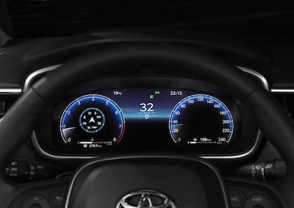 Nuevo panel digital del Toyota Corolla