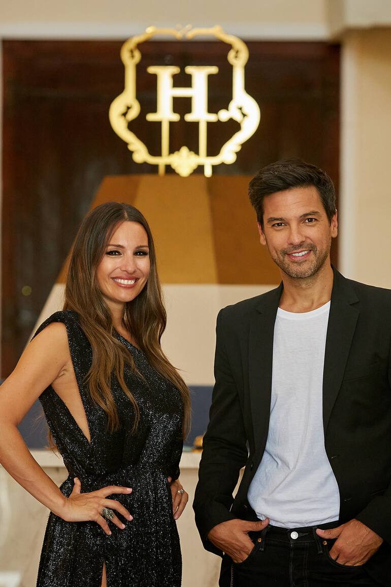 Nuevo reality de canal 13 "Hotel de los famosos" con la conducción de Pampita y el Chino Leunis ,en una locación de Cañuelas.