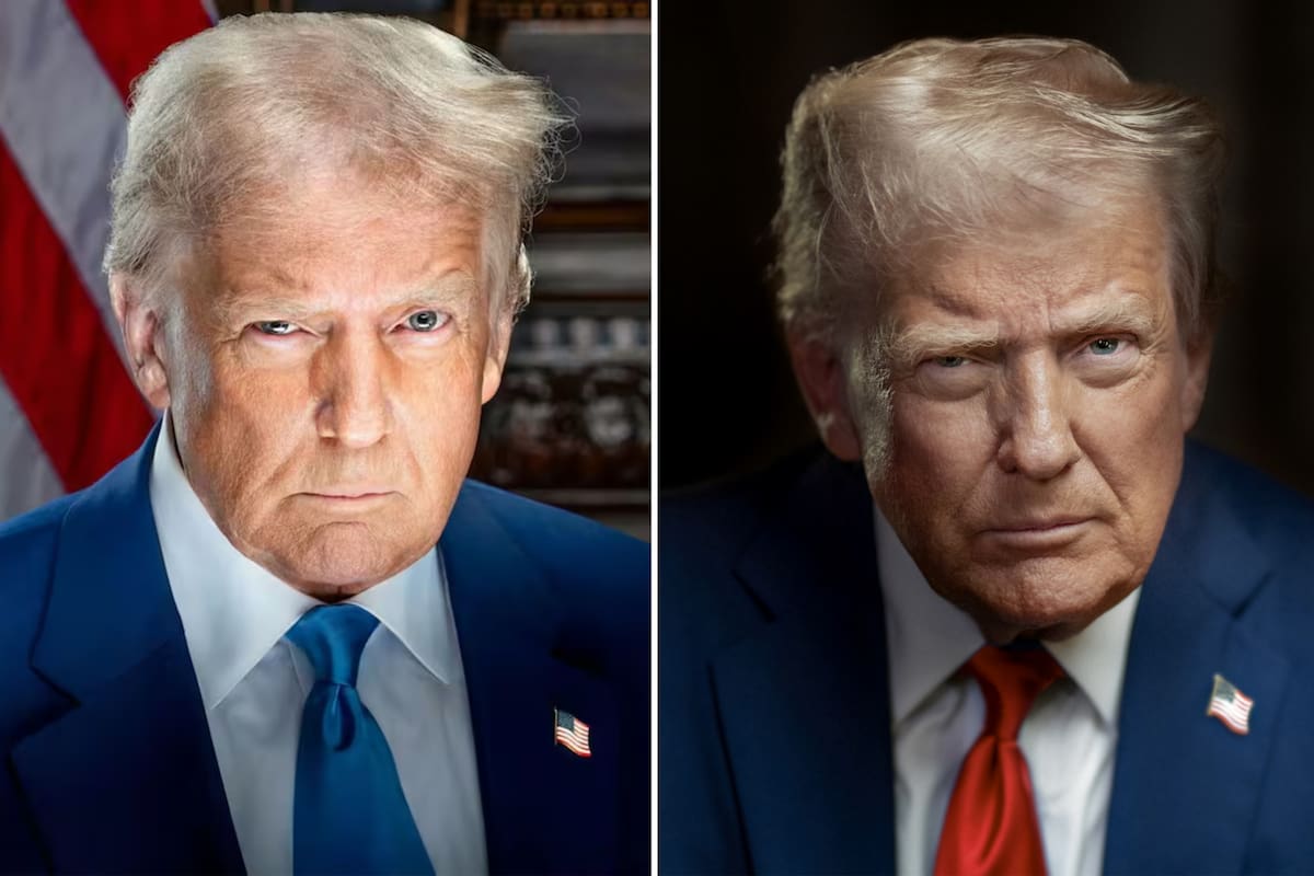 Nuevo retrato oficial de Donald Trump