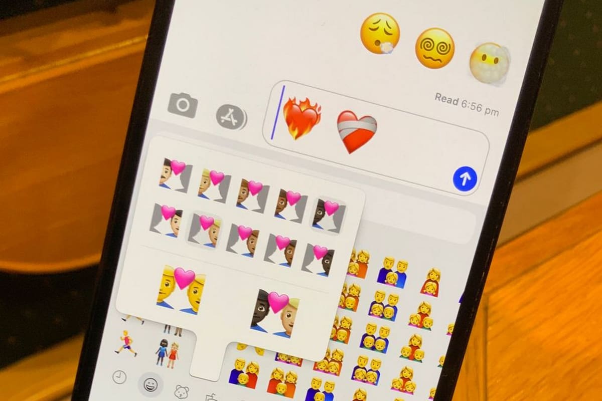 Nuevos corazones y rostros, los renovados emojis que sumará Apple en la actualización de iOS 14.5