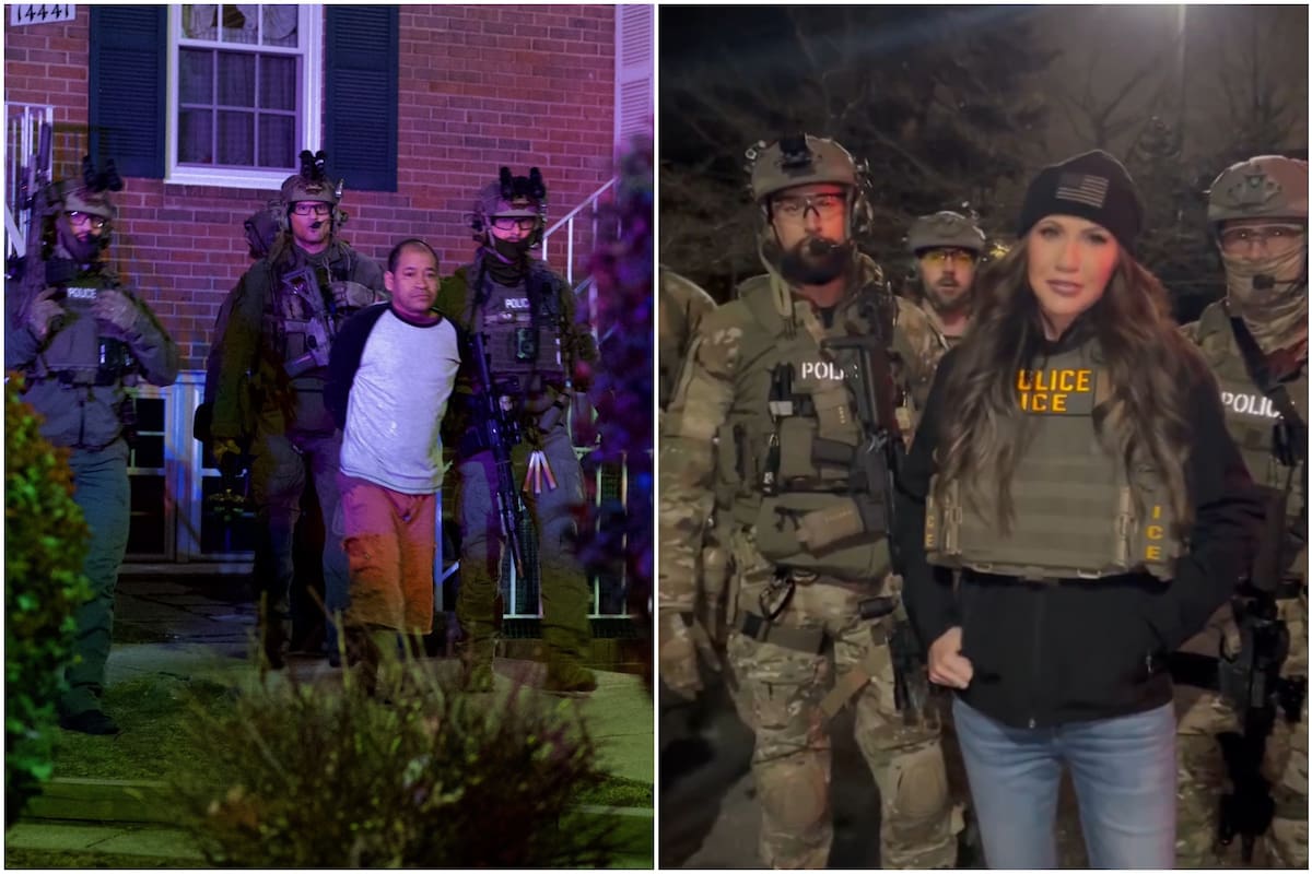 Nuevos operativos de ICE en Virginia con la presencia de la secretaria de Seguridad Nacional Kristi Noem