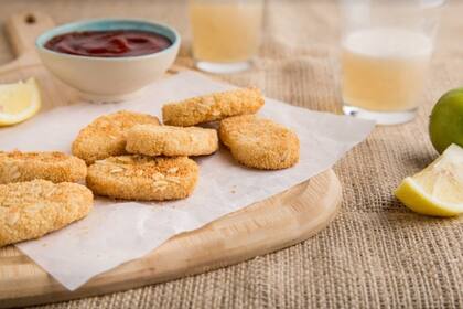 Nuggets de pollo que no tienen pollo