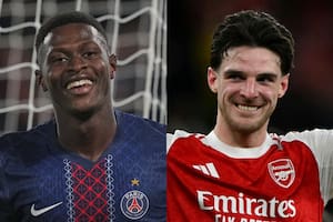 Nuno Mendes y Declan Rice serían titulares en PSG y Arsenal, respectivamente, en la final de la Champions