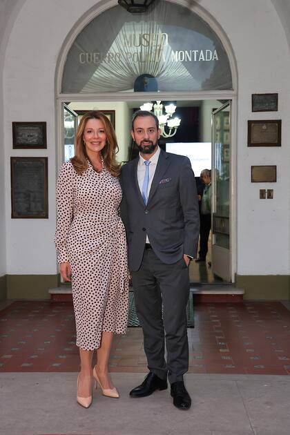 Nunzia Locatelli junto a Ezequiel Herzsage, Corporate Chief of staff de Grupo IRSA