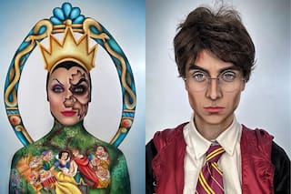 Quería ser actriz, conoció el bodypainting y encontró una manera de fusionar los dos mundos: “Creo a mis personajes favoritos y actúo como ellos”