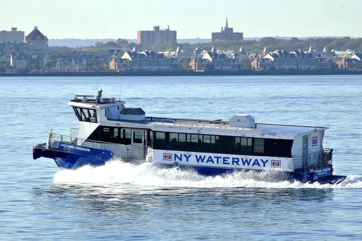NY Waterway anunció una promoción especial para estas fiestas: desde el 29 de noviembre hasta el 1° de enero, los niños menores de 12 años podrán viajar gratis en todas las rutas de ferry entre Nueva Jersey y Manhattan (NY Waterway)