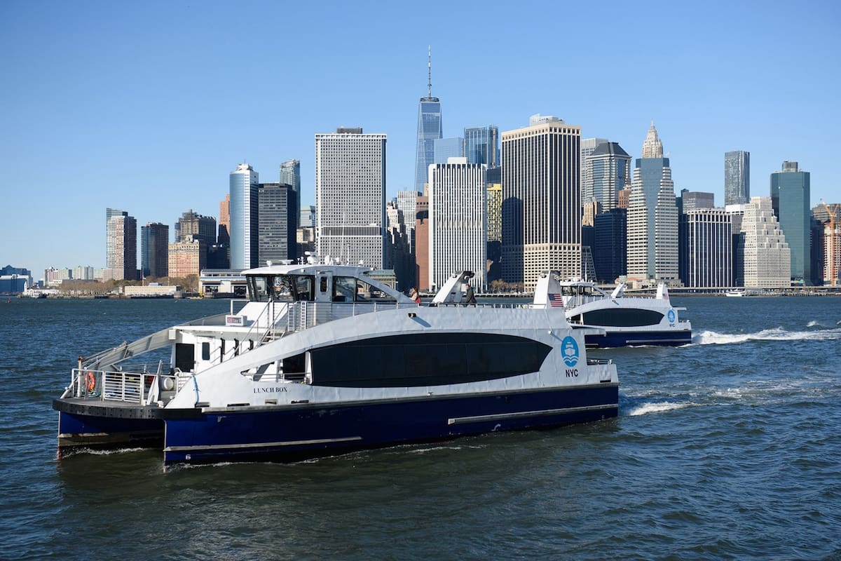 NYC Ferry conecta los cinco distritos de la ciudad con puntos clave como Wall Street, Rockaway Beach y DUMBO