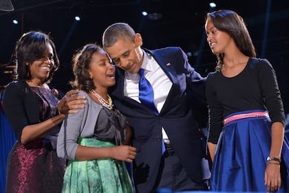 La familia Obama