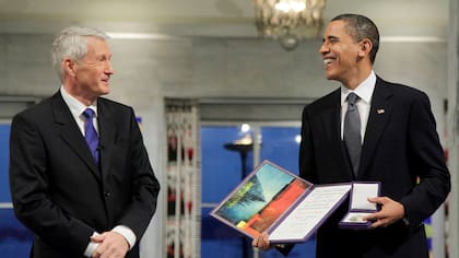 Obama recibió el Nobel de la Paz en el 2009