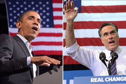 Obama y Romney encabezaron frenéticas campañas electorales