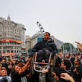Miles de fanáticos despidieron al Indio Solari en el Obelisco