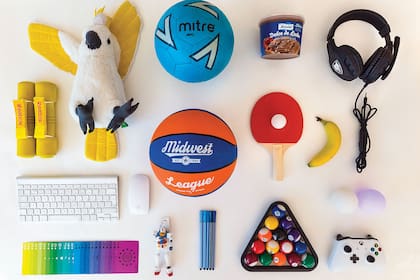 Objetos que reflejan los cambios de hábitos reconocidos durante la cuarentena.