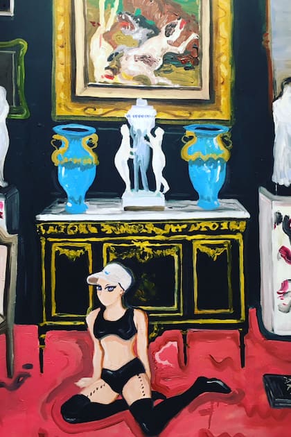 Obra de Fátima Pecci Carou (detalle), ganadora del Premio En Obra en el Barrio Joven